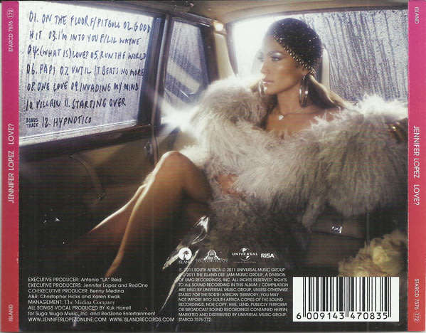 JENNIFER LOPEZ Love? South African CD Deluxe Edition