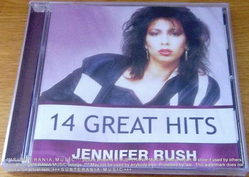 JENNIFER RUSH 14 Great Hits SOUTH AFRICA Cat# CDSM555