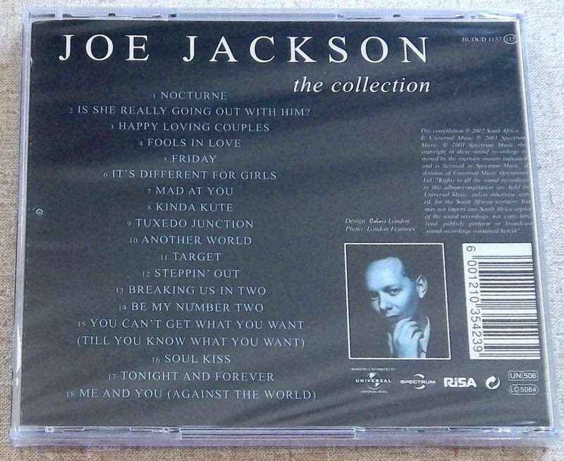 JOE JACKSON The Collection SOUTH AFRICA Cat# BUDCD1137