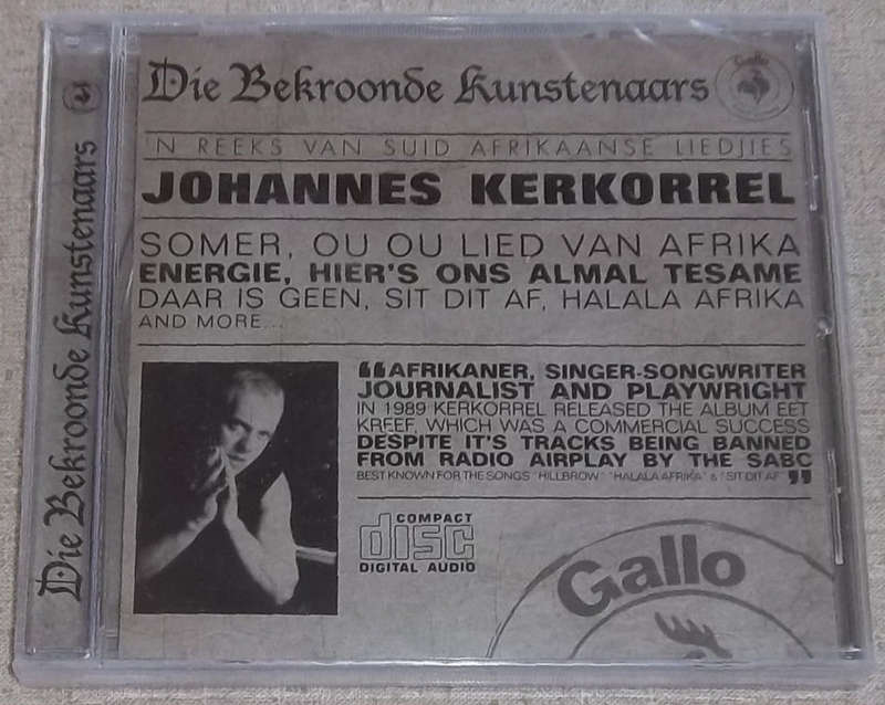 JOHANNES KERKORREL Die Bekroonde Kunstenaars SOUTH AFRICA Cat# CDPS 054