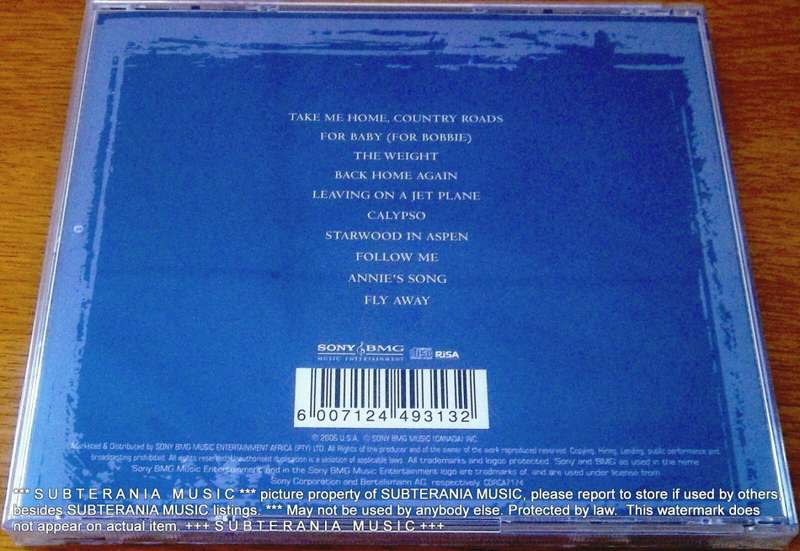 JOHN DENVER Collections SOUTH AFRICA Cat# CDRCA7174