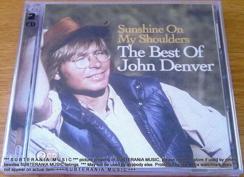 JOHN DENVER Sunshine on my Shoulders The Best Of 2xCD SOUTH AFRICA Cat# CDRCA7233