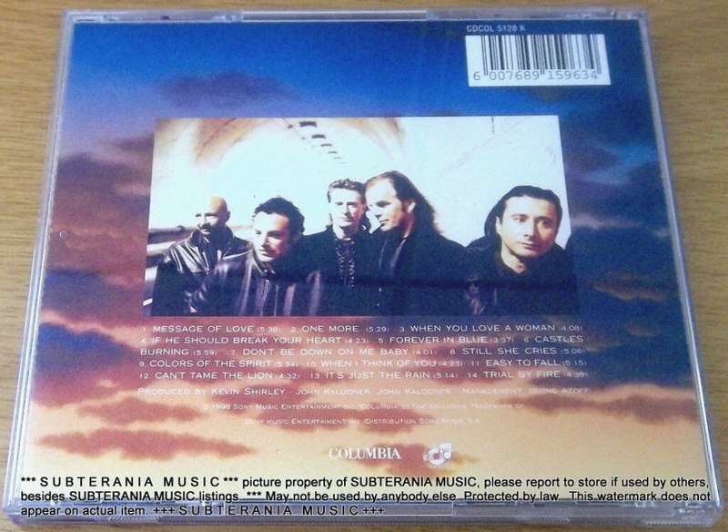 JOURNEY Trial By Fire SOUTH AFRICA Cat# CDCOL 5128 K