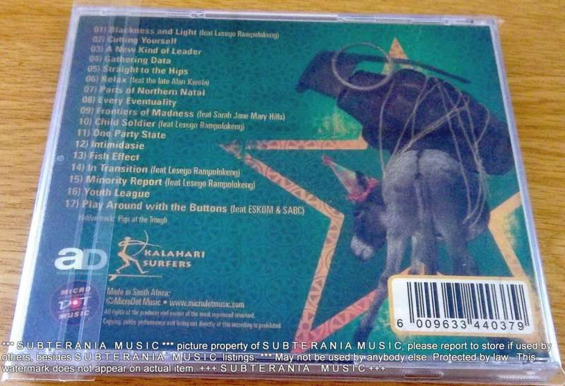 KALAHARI SURFERS One Party State SOUTH AFRICA Cat# MDCD 015
