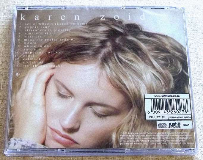 KAREN ZOID Poles Apart SOUTH AFRICA Cat# CDJUST172