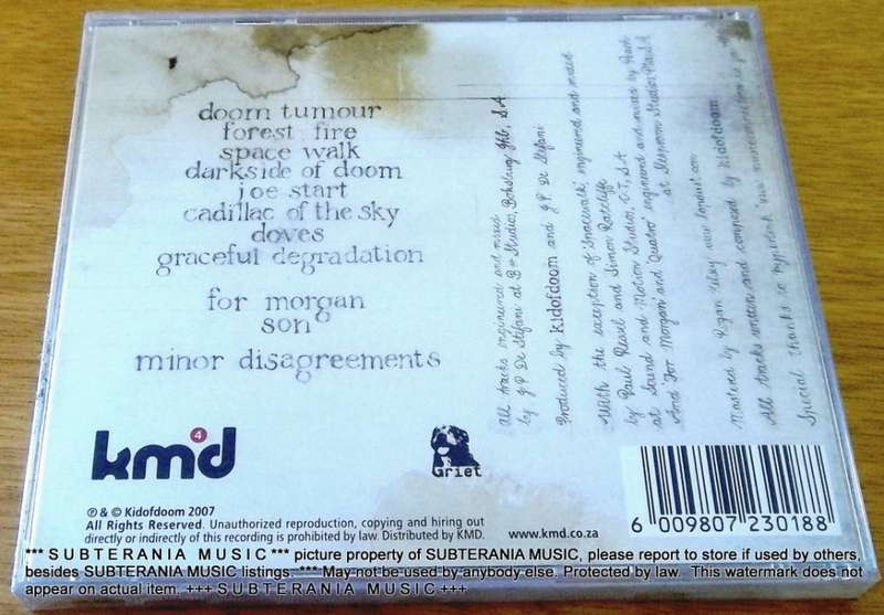 KIDOFDOOM Kidofdoom SOUTH AFRICA Cat# KMD012