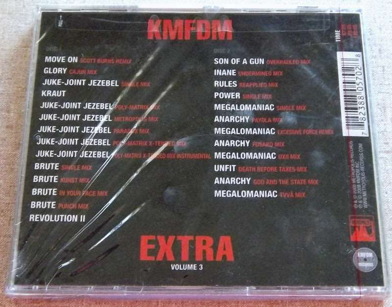 KMFDM Extra Volume 3 Double CD