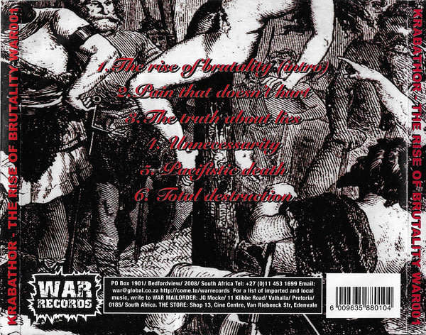 KRABATHOR The Rise of Brutality CD