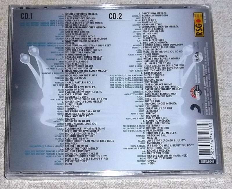 KRONE 2 Double CD SOUTH AFRICA Cat# CDSEL0046