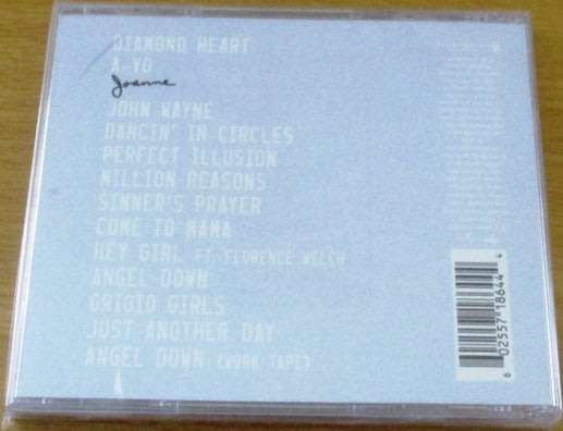 LADY GAGA Joanne Deluxe Edition SOUTH AFRICA Cat# 602557186444