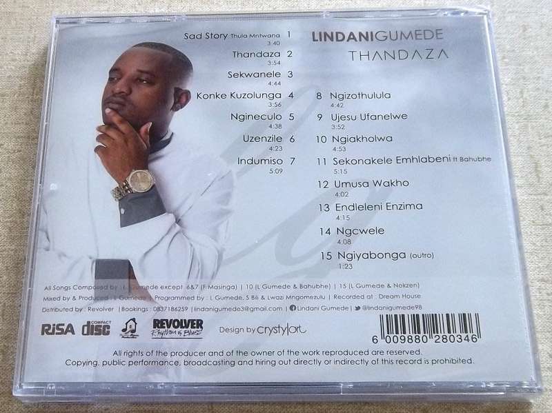 LINDANI GUMEDE Thandaza CD SOUTH AFRICA Cat# REVCD675