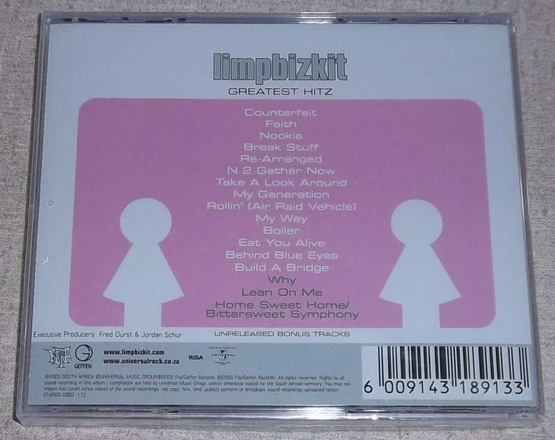 LIMP BIZKIT Greatest Hitz CD