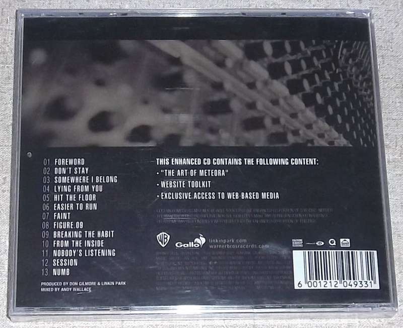 LINKIN PARK Meteora CD