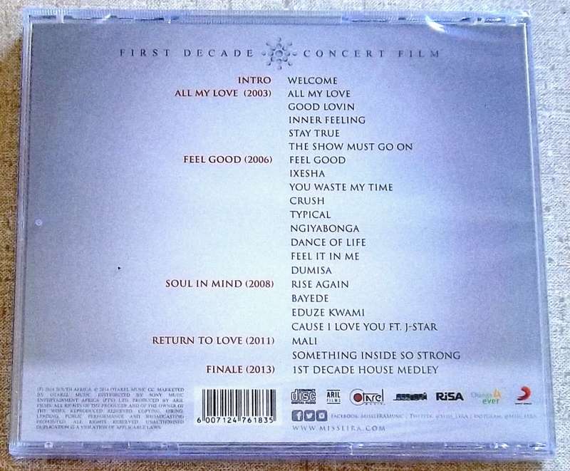 LIRA 1st Decade CD SOUTH AFRICA Cat# CDOTA002