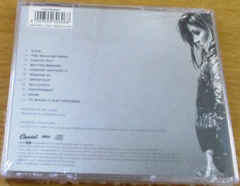 LISA MARIE PRESLEY To Whom It May Concern SOUTH AFRICA Cat# CDST(WFL)1229