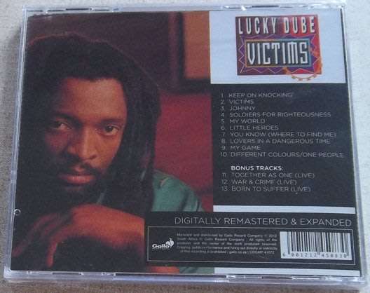 LUCKY DUBE Victims (Digitally Remastered & Expanded) Cat# CDGMP 41072