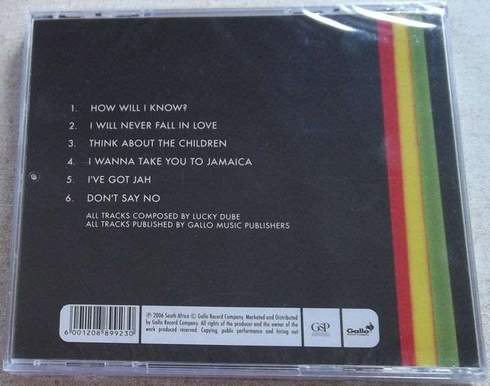LUCKY DUBE Think About The Children  Cat# CDHUL 40110 (ADN)