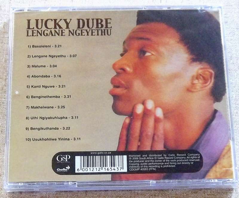 LUCKY DUBE Lengane Ngeyethu SOUTH AFRICA Cat# CDGMO40593