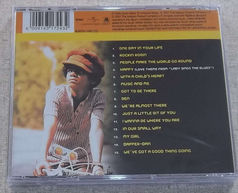 MICHAEL JACKSON Classic Universal Masters SOUTH AFRICA Cat# BUDCD 1248