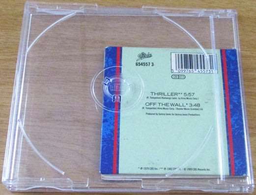 MICHAEL JACKSON Thriller / Off The Wall Mixed Masters 3 CD Single [VG+]
