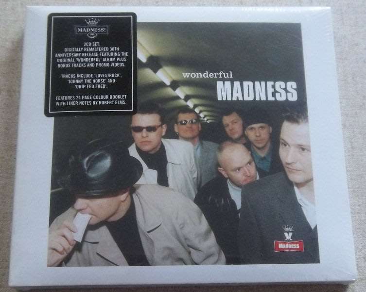 MADNESS Wonderful Double CD Reissue with Videos Bonus Tracks UK Cat# SALVOMDCD13