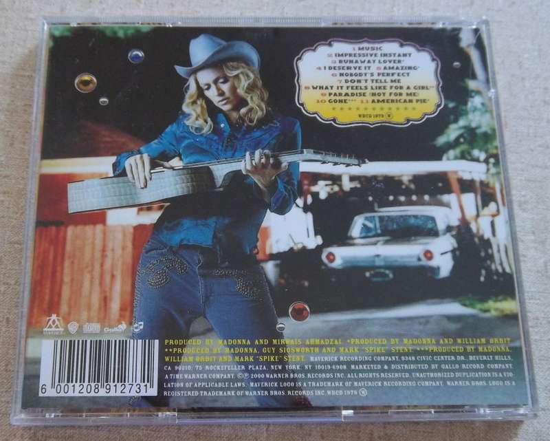 MADONNA Music SOUTH AFRICA Cat# WBCD 1979