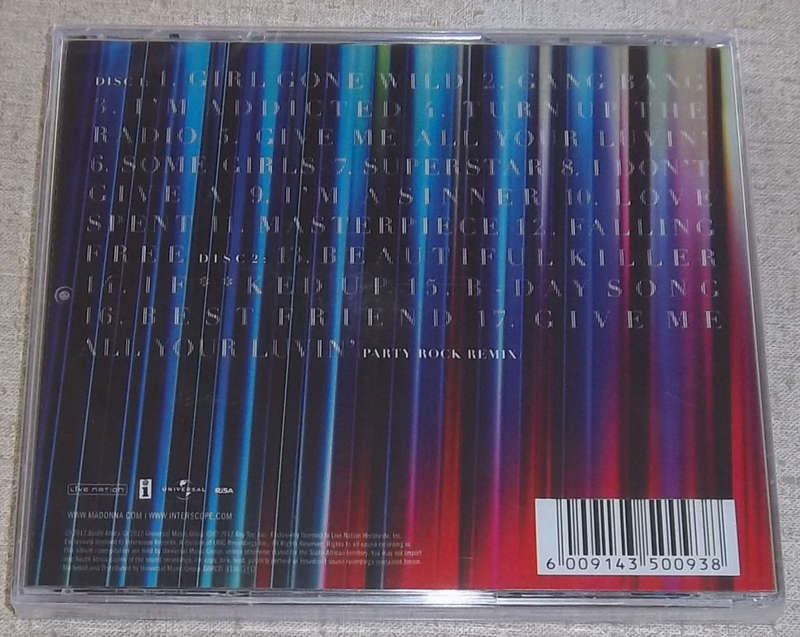 MADONNA MDNA Deluxe Edition 2xCD SOUTH AFRICA Cat#DARCD 3136