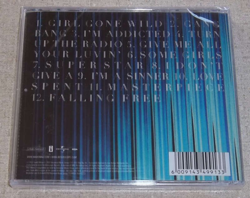 MADONNA MDNA SOUTH AFRICA Cat# SSTARCD 7664