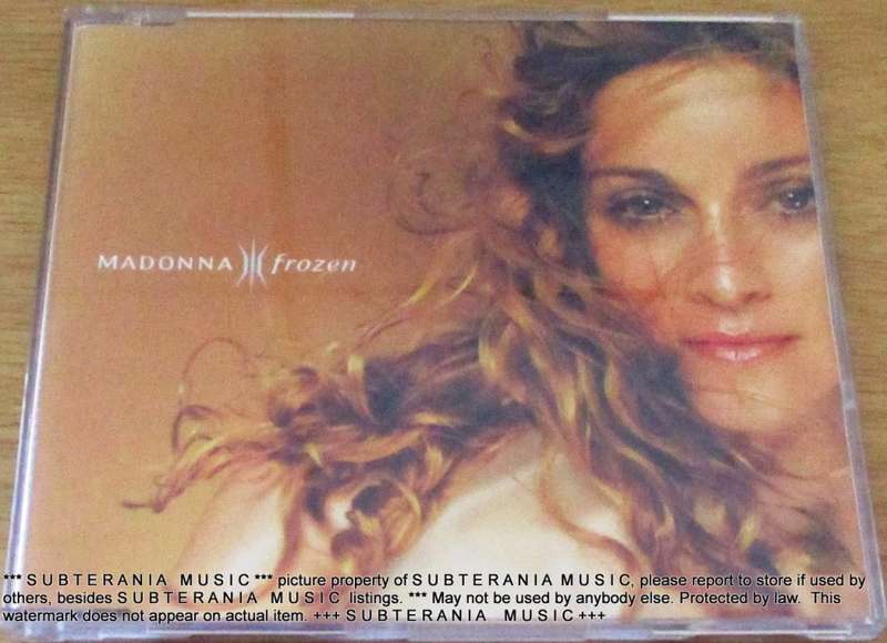 MADONNA Frozen CD Maxi Single UK / EUROPE Cat# W0433CD / 9362-43990-2