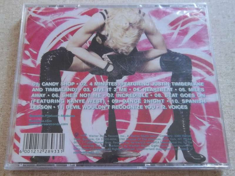 MADONNA Hard Candy Cat#WBCD 2181
