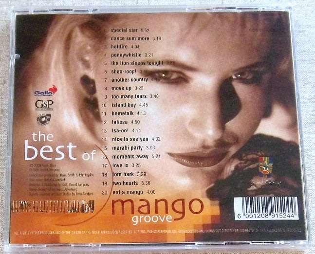 MANGO GROOVE The Best Of CD Cat# CDRED667