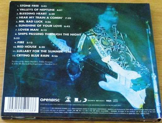 JIMI HENDRIX Valleys of Neptune Digipak CD  [msr]