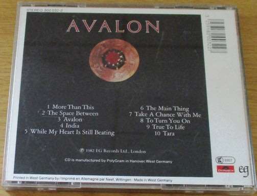 ROXY MUSIC Avalon CD  [msr]