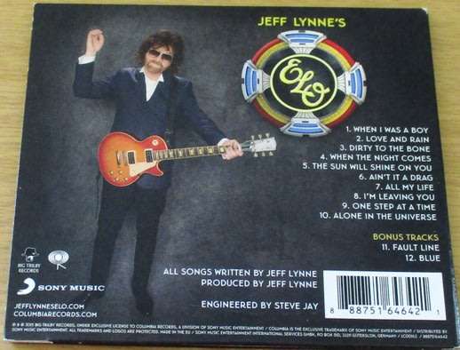 JEFF LYNNE'S ELO Alone in the Universe CD  [msr]