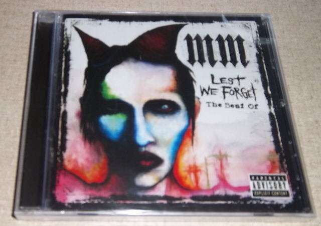 MARILYN MANSON Lest We Forget The Best of SOUTH AFRICA Cat# STARCD 6893
