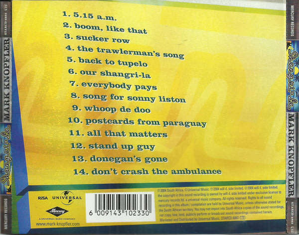 MARK KNOPFLER Shangri-La CD
