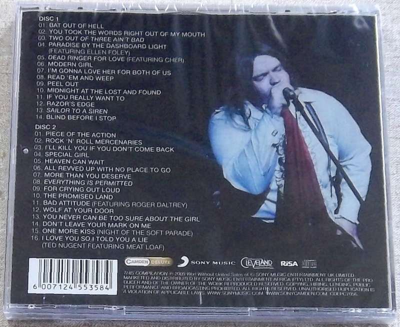 MEAT LOAF Piece Of The Action : The Best Of 2xCD SOUTH AFRICA Cat# CDEPC7056 2xCD