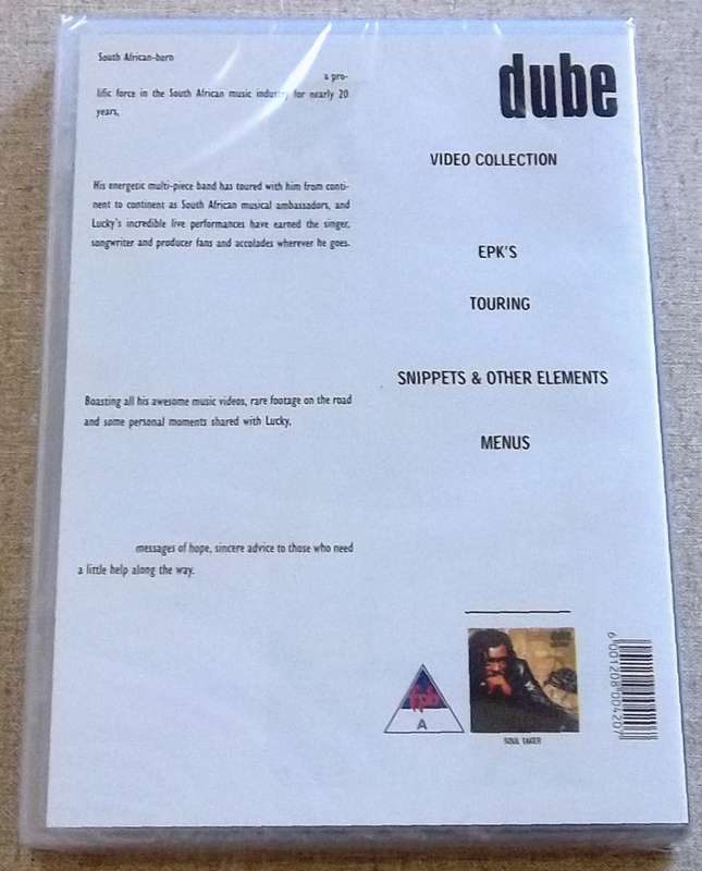 LUCKY DUBE Lucky Dube Video Collection DVD SOUTH AFRICA Cat# GMVDVD 001