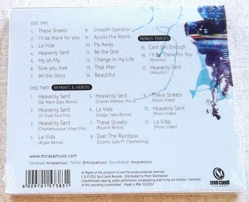 MI CASA Music Platinum Edition Double CD includes Remixes + Videos SOUTH AFRICA