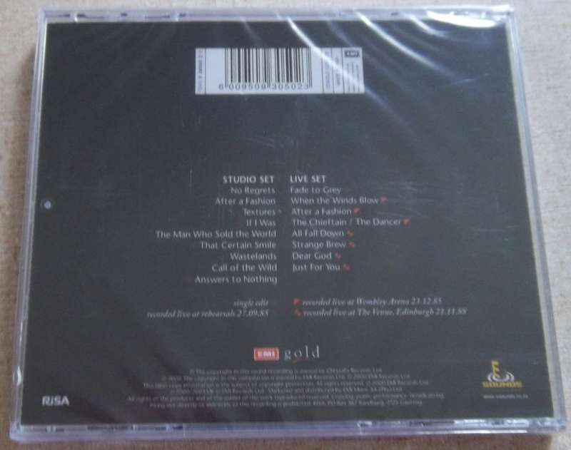 MIDGE URE No Regrets The Very Best Of CD
