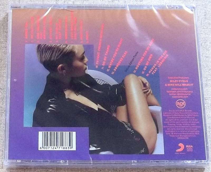 MILEY CYRUS Bangerz Deluxe Explicit Ed. SOUTH AFRICA Cat# CDRCA 7394