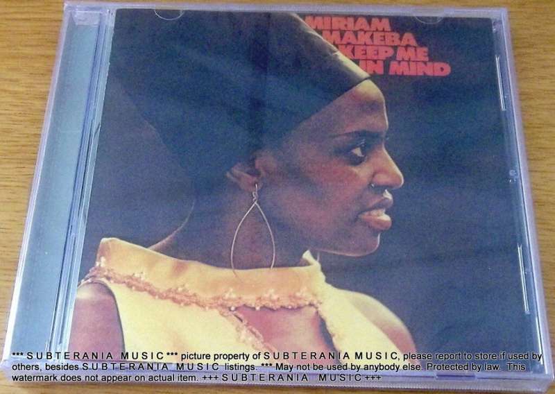 MIRIAM MAKEBA Keep Me in Mind SOUTH AFRICA Cat# SIYCD046