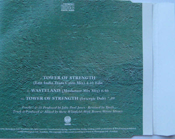 THE MISSION Tower of Strength European 1994 CD Single