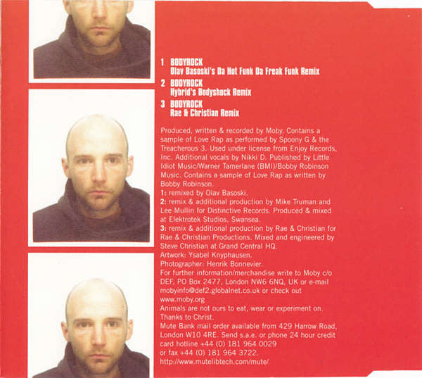 MOBY Bodyrock Import CD single