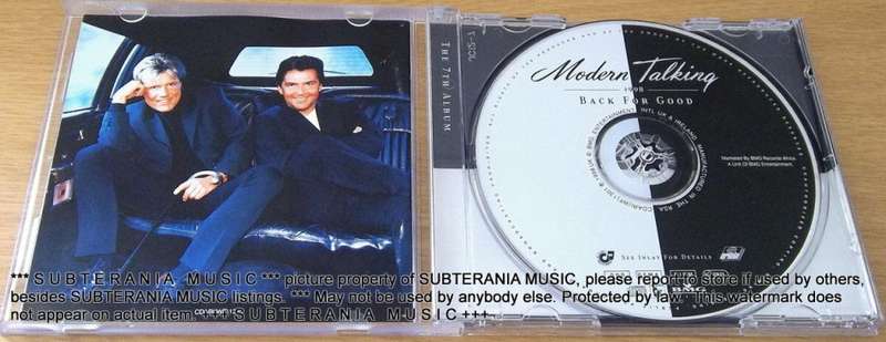 MODERN TALKING Back for Good The 7th Album SOUTH AFRICA Cat# CDARI(WF)1301