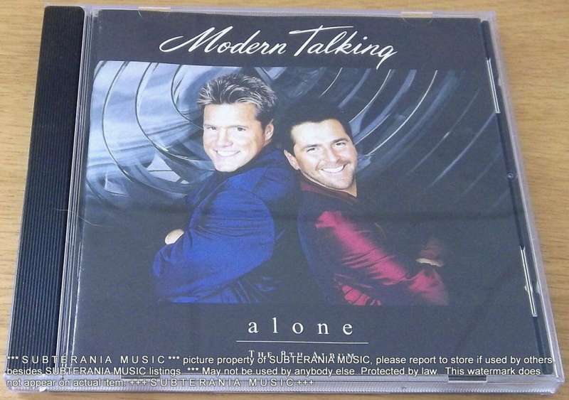MODERN TALKING Alone  The 8th Album SOUTH AFRICA Cat# CDARI(WF)1322