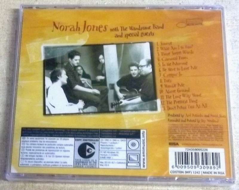 NORAH JONES Feels Like Home SOUTH AFRICA Cat# CDSTBN 1242 [SEALED]