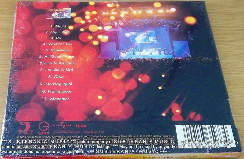 NELLY FURTADO Loose The Concert [Slidepack] SOUTH AFRICA Cat# SLIDECD 52 [SEALED]