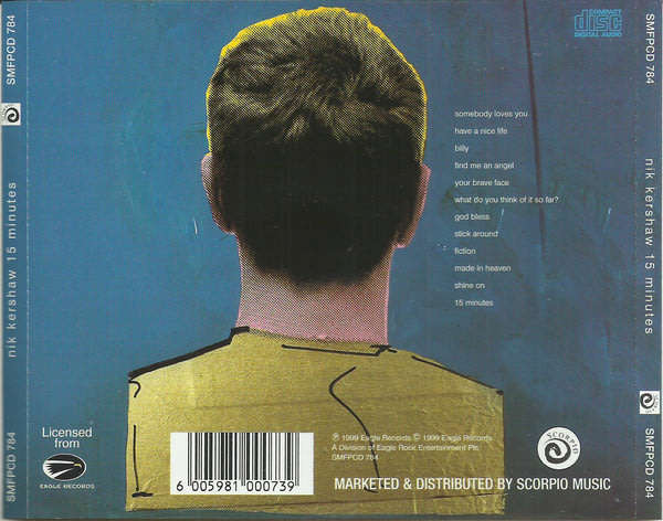 NIK KERSHAW 15 Minutes CD