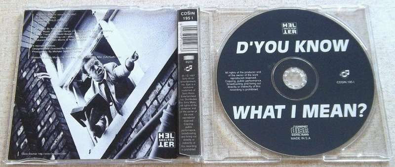OASIS D`You Know What I Mean? CD Single SOUTH AFRICA Cat# CDSIN 195 I [EX]